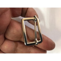 Boucle Coulissante en 3 cm à coudre en Nickel Argent