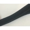 Biais Velours Préplié Élastique en 15 mm noir : La Touche de Flexibilité Parfaite pour Vos Projets Couture !