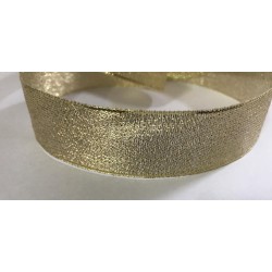 Ruban Doré Or organza en 28 mm pour la décoration et la customisation