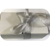 Ruban Argenté organza en 28 mm pour la décoration et la customisation