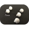 Boutons Demi-Boule Blanc en 9 mm A Coudre Pour Enfants Et Adultes