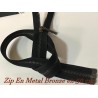 Fermeture A Glissière Métal Maille Fine Bronze En 50 Cm Noir Ouvrable