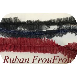 Ruban FrouFrou Noir au Mètre : Élégance et Créativité en un Seul Ruban