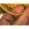Cordon  Doré Elastique Rond En 3 mm A Coudre Pour Loisirs Créatifs.