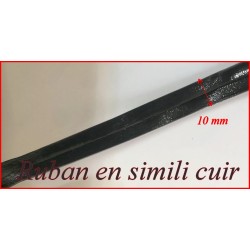 Ruban en Simili Cuir Brillant de 10 mm : Éclat de Créativité