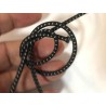 Cordon élastique noir et blanc de 4 mm : Polyvalence créative et utilitaire