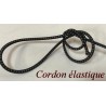 Cordon élastique noir et blanc de 4 mm : Polyvalence créative et utilitaire