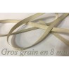Ruban Gros Grain en 8 mm Beige : Élevez Vos Créations