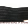 Élastique Brodé Noir en 60 mm pour des créations remarquables