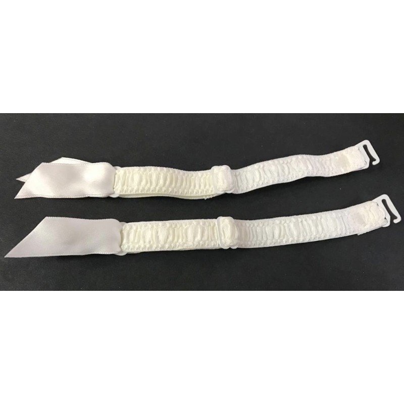 Jarretelles Blanches Pour La fabrication de Lingerie Féminine.