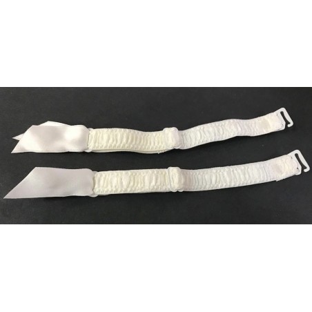 Jarretelles Blanches Pour La fabrication de Lingerie Féminine.