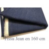 Tissu jeans Brut Epais Bleu au mètre