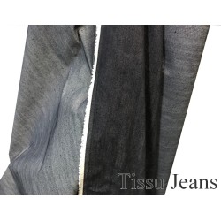Tissu jeans Brut Epais Noir Couture au mètre