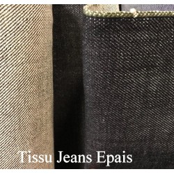 Tissu jeans Brut Trés Epais Lourd Couture au mètre