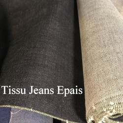 Tissu jeans Brut Trés Epais Lourd Couture au mètre