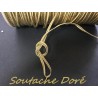 Galon Soutache doré or Lamé Au Mètre pour la couture.