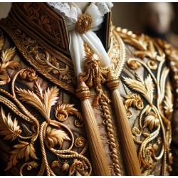 Galon Soutache doré or Lamé Au Mètre pour la couture.