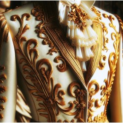 Galon Soutache doré or Lamé Au Mètre pour la couture.