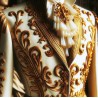 Galon Soutache doré or Lamé Au Mètre pour la couture.