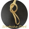 Galon Soutache doré or Lamé Au Mètre pour la couture.