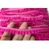 Ruban FrouFrou Rose lycra stretch au Mètre : pour lingerie et maillots de bains