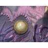 Bouton Style Chanel Doré intérieur Nacre en Diamètre 25 mm Couture.