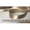 Ruban Satin Beige En 15 mm / 1,5 Cm Au Mètre Pour Décorations Et Loisirs Créatifs