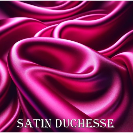 Satin Duchesse Fuschia Haute Couture Au Mètre