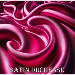 Satin Duchesse Fuschia Haute Couture Au Mètre