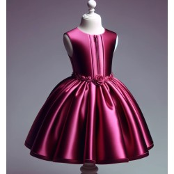 Satin Duchesse Fuschia Haute Couture Au Mètre