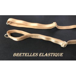 Bretelle Elastique Soutien Gorge en 10 mm Nude - Peau