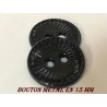 Bouton Mètal Noir couture en 15 mm