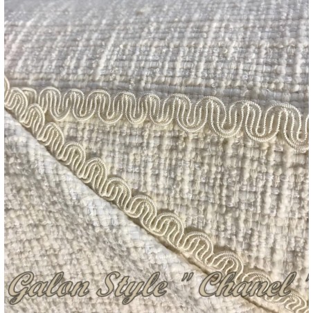 Galon Style "Chanel"  Ecru  Au Mètre Couture