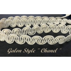 Galon Style "Chanel"  Ecru  Au Mètre Couture