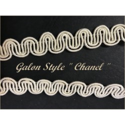 Galon Style "Chanel"  Ecru  Au Mètre Couture