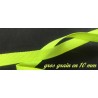 Ruban Gros Grain Jaune fluo en 10 mm Au mètre A Coudre Pour Loisirs Créatifs Et Décorations.