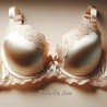 Satin de Soie Ivoire Haute Couture au Mètre.