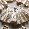 Satin de Soie Ivoire Haute Couture au Mètre.