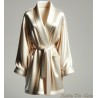 Satin de Soie Ivoire Haute Couture au Mètre.