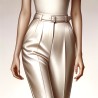 Satin de Soie Ivoire Haute Couture au Mètre.