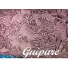Dentelle Guipure Vieux Rose Au Mètre En Grande Largeur, Pour La  Créations De Robes De Cerémonies Et Lingerie.