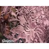 Dentelle Guipure Vieux Rose Au Mètre En Grande Largeur, Pour La  Créations De Robes De Cerémonies Et Lingerie.