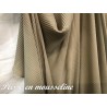 Tissu Plissé en Mousseline Beige kaki Couture Au Mètre