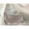 Mousseline de Soie Ivoire Lycra Stretch Couture Au Mètre.