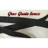 Ruban Gros Grain En 10 mm Lurex Noir  A Coudre : Idéal pour Vos Loisirs Créatifs et Décorations"
