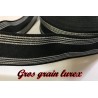 Ruban Gros Grain En 30 mm Lurex Noir A Coudre : Idéal pour Vos Loisirs Créatifs et Décorations"