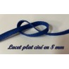 Lacet Bleu Indigo plat Ciré Coton Au Mètre pour Loisirs Créatifs