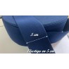 Elastique Bleu Navy Plat Souple En 5 Cm Au Mètre A Coudre  Pour Ceintures Loisirs Créatifs La Customisations.