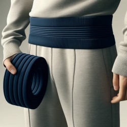 Elastique Bleu Navy Plat Souple En 5 Cm Au Mètre A Coudre  Pour Ceintures Loisirs Créatifs La Customisations.
