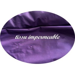 Tissu imperméable Violet Au Mètre Couture